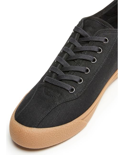 The Row Black Canvas-Sneakers
