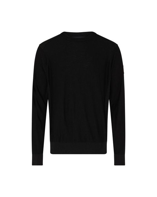 Canada Goose Black Dartmouth Crew Neck Sweater for men