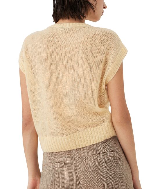 Brunello Cucinelli Natural Mohair And Wool Sweater