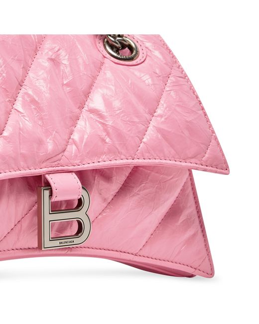 Balenciaga Pink Crush Small Chain Bag Quilted