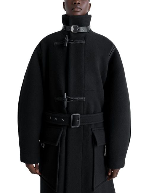 Wool Lemaire Duffle Coat Long Lemaire MAXI DUFFLE COAT REVERSIBLE