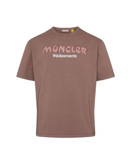 Moncler Genius Brown Salehe Bembury - Ss T-shirt for men