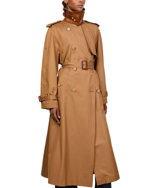 Chloé Brown Cotton Gabardine Trench