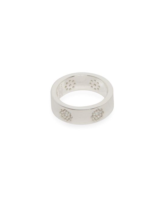 Hatton Labs Gray Daisy Band Ring for men