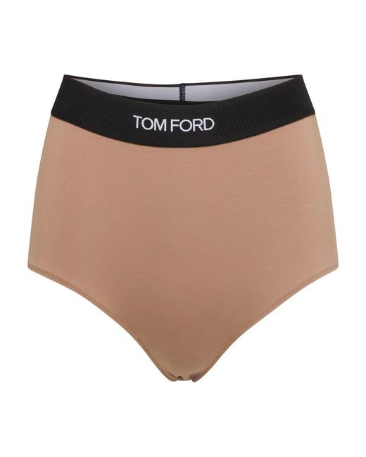 Tom Ford Brown Modal Signature Briefs