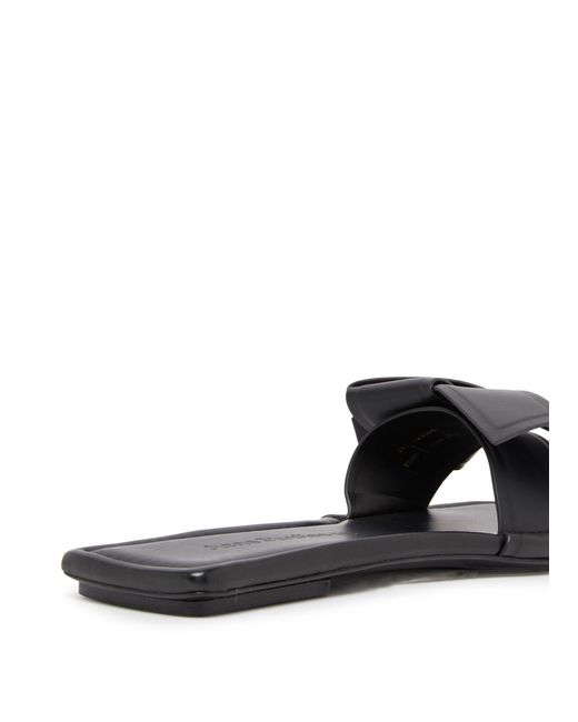 Acne Black Flat Sandals