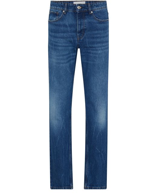 AMI Blue Straight Fit Jeans for men