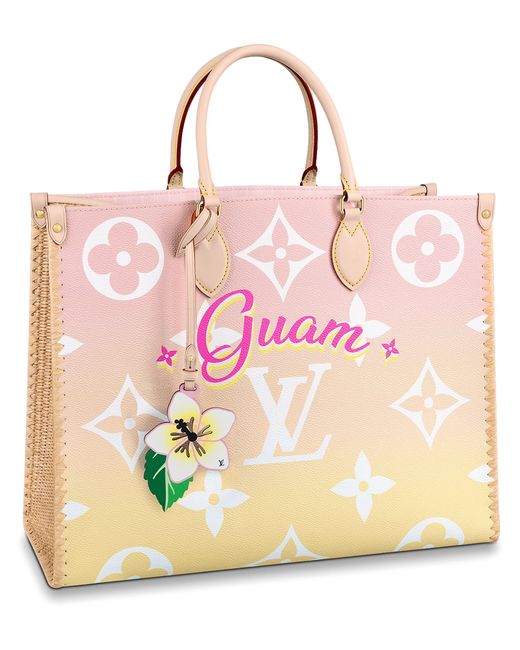 Louis Vuitton Pink OnTheGo GM Guam