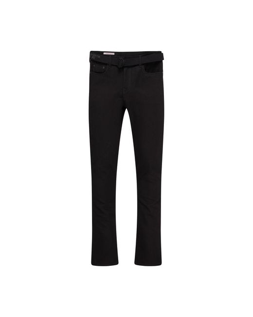 Off-White c/o Virgil Abloh Black Indust Belt Skinny Jeans for men