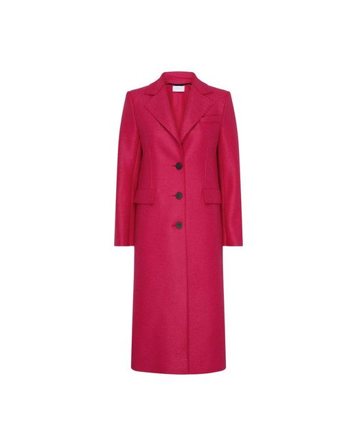 Harris Wharf London Red Long Coat