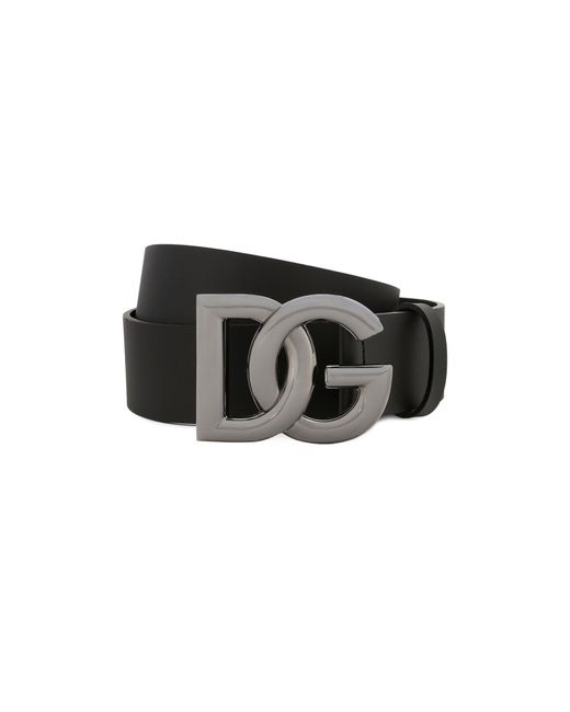 Dolce & Gabbana Black Logo Belt for men