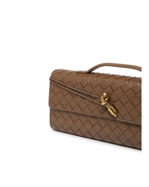 Bottega Veneta Gray Andiamo Long Clutch