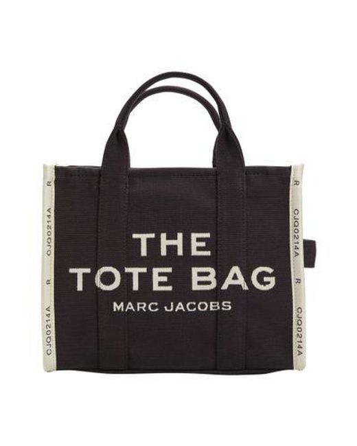 Marc Jacobs Black Jacquard-Einkaufstasche