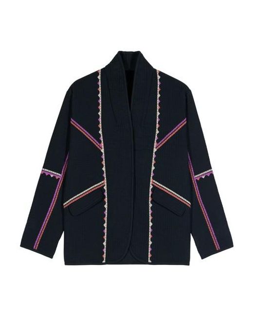 Ba&sh Blue Jacke Siago