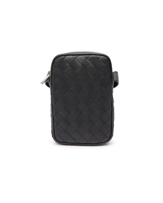 Pochette Pour Téléphone Zippé Intrecciato Bottega Veneta pour homme en coloris Black