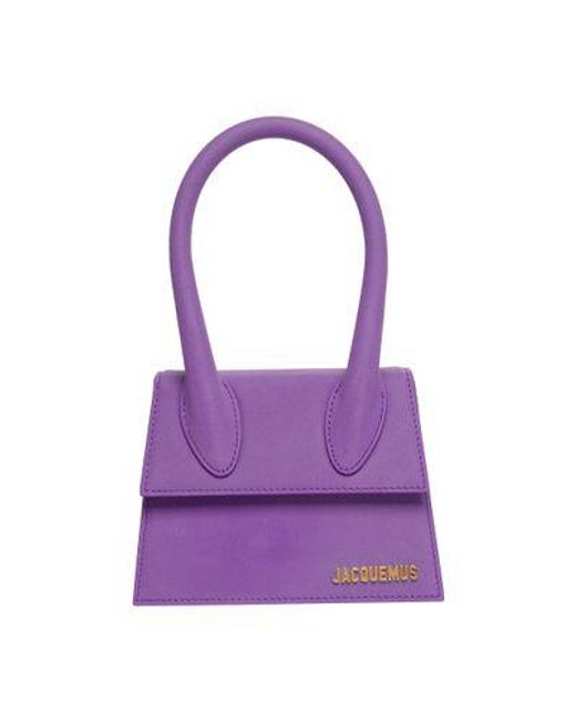 Jacquemus Purple Le Chiquito Moyen Bag