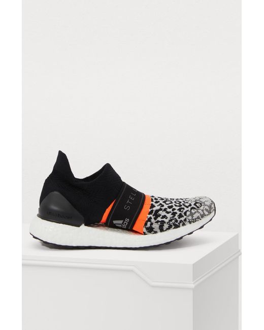 Adidas By Stella McCartney Black Ultraboost X3d Leopard Sneakers