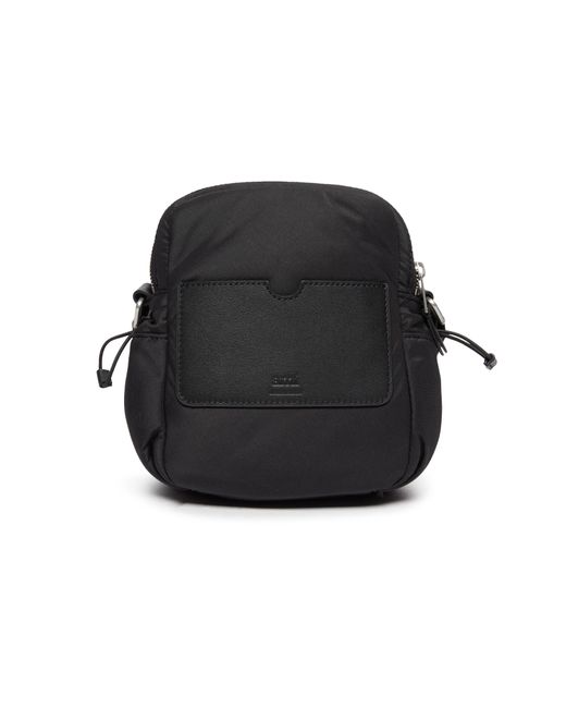 AMI Black Ami De Caur Crossbody Pocket Bag for men