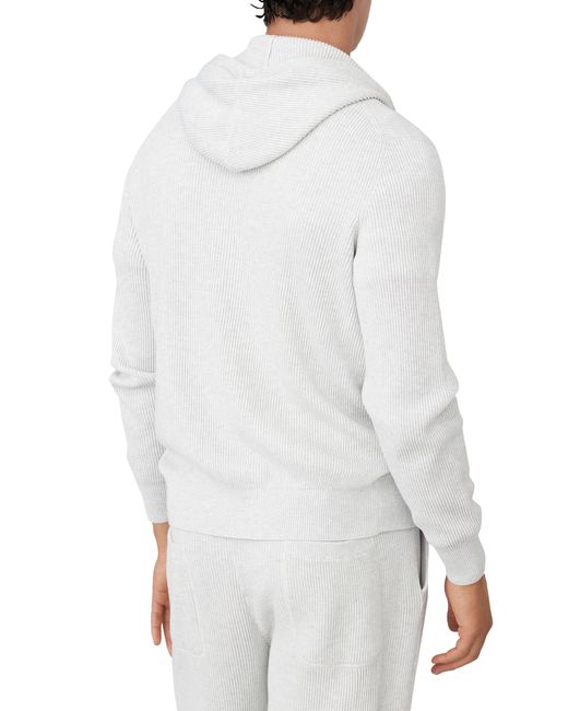Brunello Cucinelli White Knit Sweatshirt for men