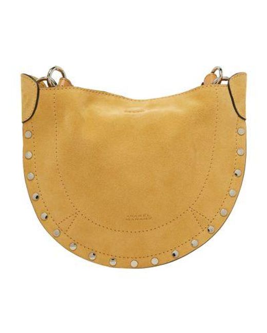 Isabel Marant Yellow Mini Moon Soft Handbag