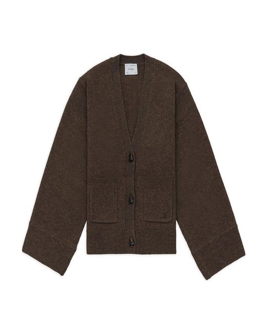Axel Arigato Brown Memory Relaxed Cardigan