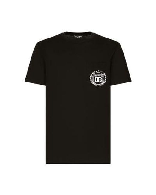 Dolce & Gabbana Black T-shirts for men