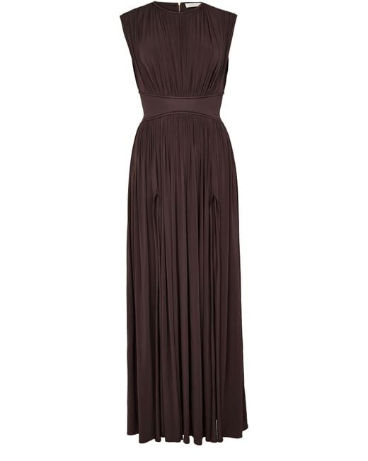 Zimmermann Purple Column-Maxikleid Illuminate
