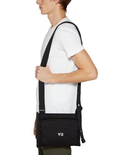 Y-3 Black Y-3 Shoulder Bag for men