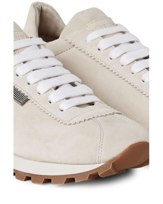 Suede hotsell running shoes