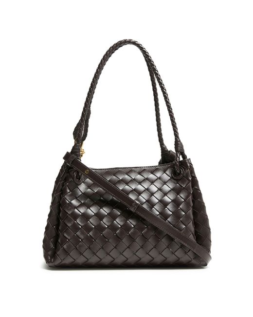 Bottega Veneta Black Parachute Shoulder Bag