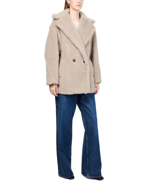 Max Mara Pink Olga Aviator Jacket