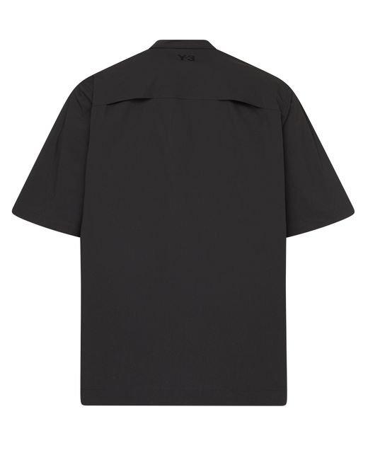 Y-3 Kurzärmeliges Hemd in Black für Herren