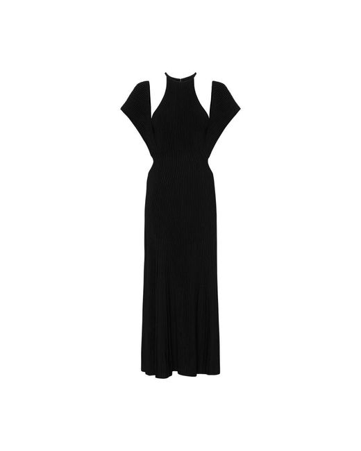 Chloé Black Maxi Cut-out Dress