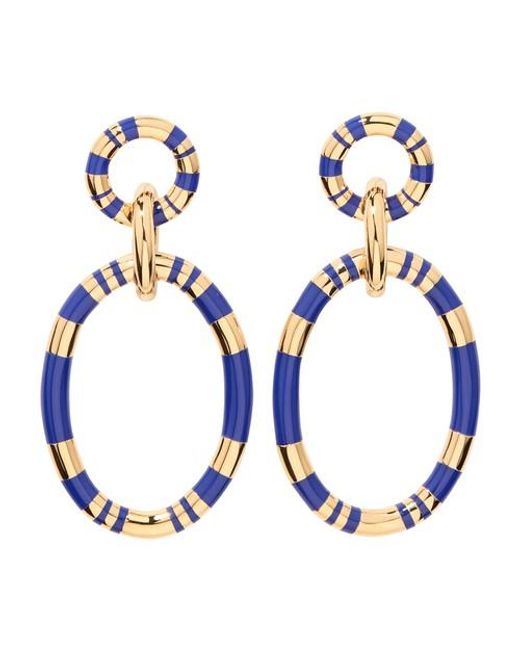 Aurelie Bidermann Blue Positano Earrings