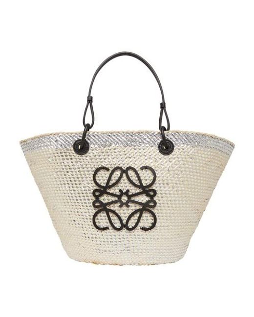 Loewe Metallic Anagram Sparkling Basket Bag