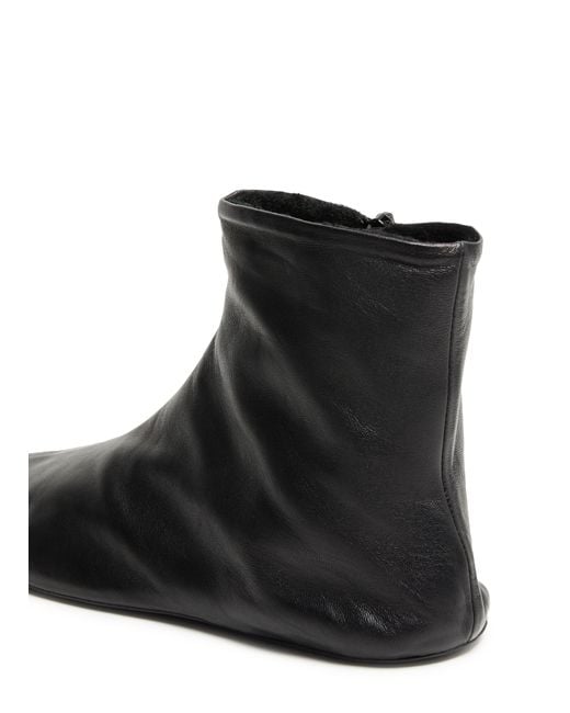 The Row Black Stella Ankle Boots