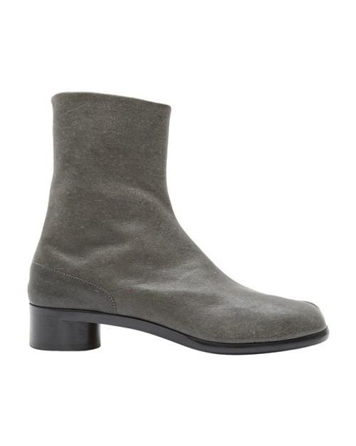 Maison Margiela Gray Tabi Ankle Boots for men