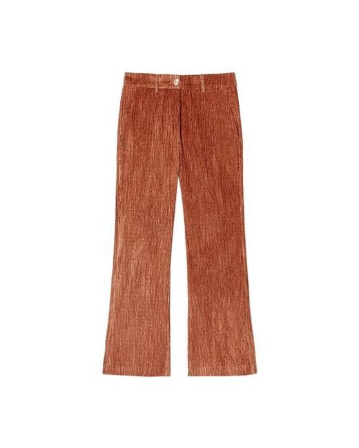 Momoní Indra Pants In Cold-dyed Corduroy in Brown | Lyst UK