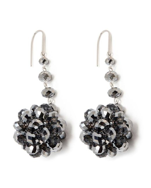 Isabel Marant Black Ohrringe Mit Anhänger