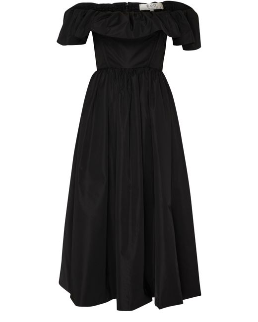 Sea Black Diana Taffeta Dress