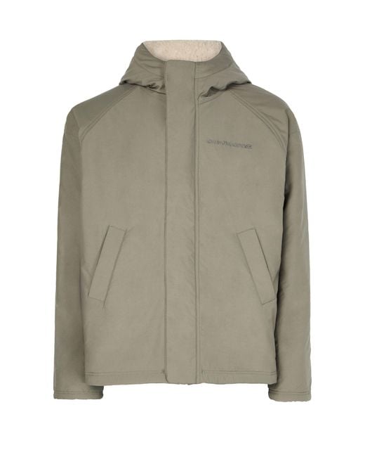Canada Goose Green Alberni Reversible Fleece Aviator Jacket for men