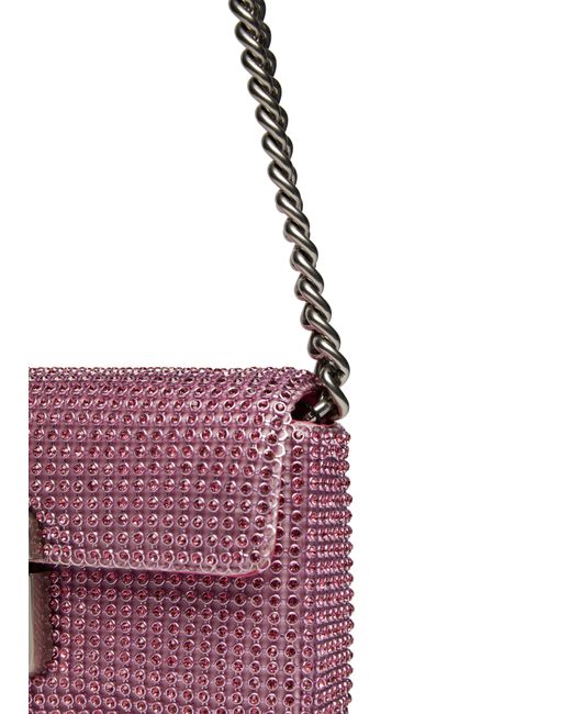 Marc Jacobs Purple The Mini Soft Shoulder Bag