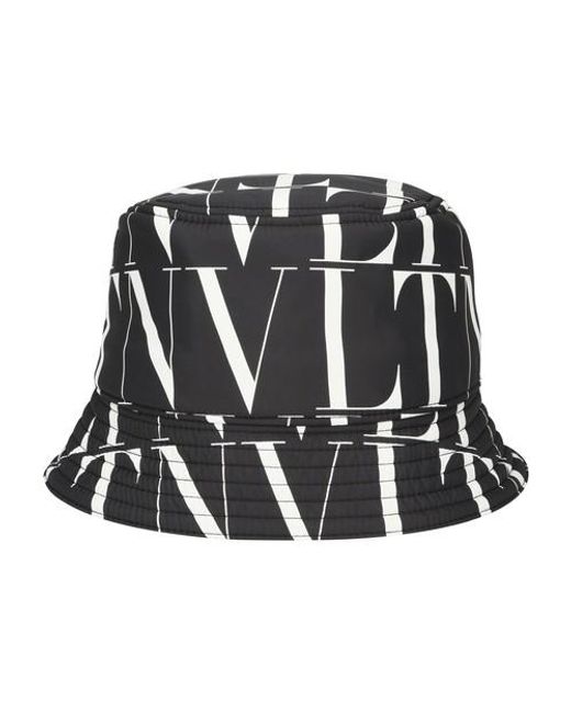 Valentino Garavani - Vltn Times Bucket Hat in Nero (Black) for Men - Lyst