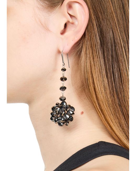 Isabel Marant Black Ohrringe Mit Anhänger