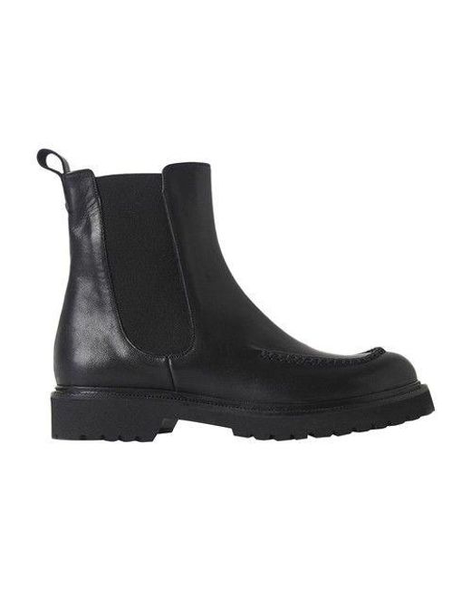 Momoní Stambecco Leather Boots in Black | Lyst