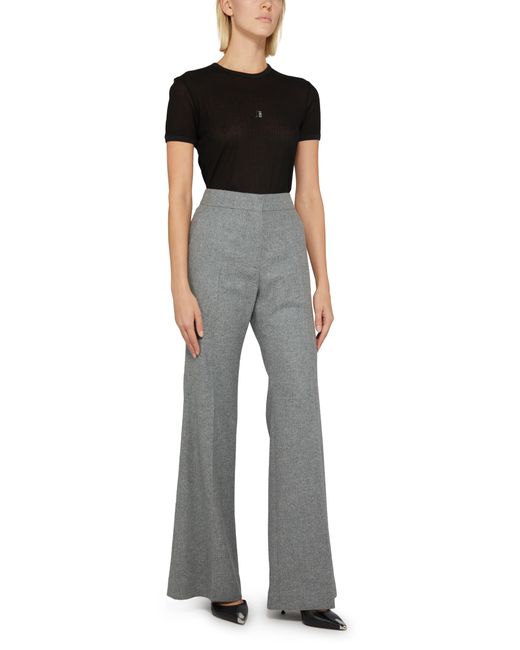 Givenchy Gray Flare Tailored Pants