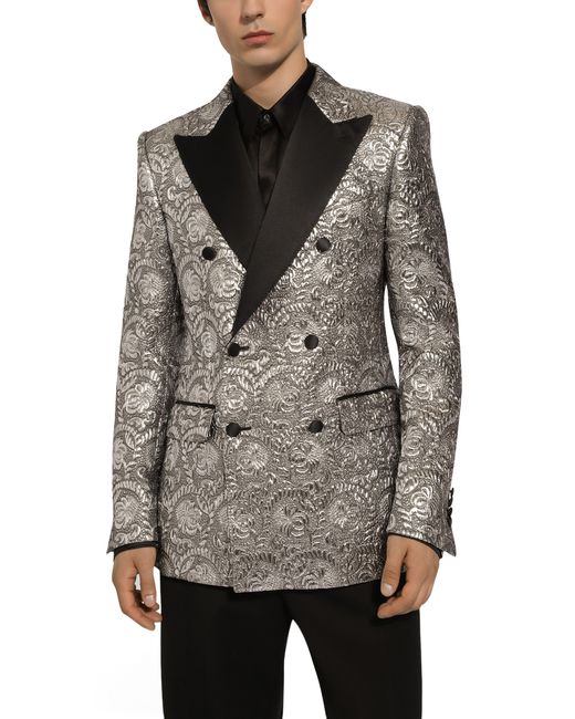 Dolce & Gabbana Metallic Sicilia Double-breasted L Jacket for men
