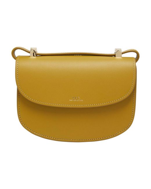 A.P.C. Yellow Mini Genève Bag