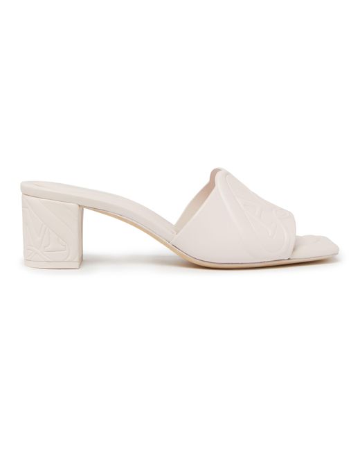 Alexander McQueen White High Heel Sandals