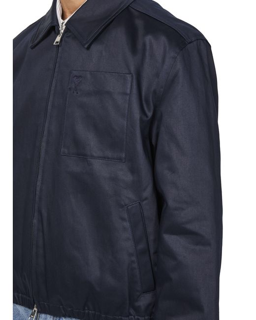 Veste Zippée Ami De Cœur AMI pour homme en coloris Blue